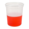 GLOBE SCIENTIFIC MULTI-PURPOSE CONTAINERS Multi-Purpose Container, 32 oz, Translucent, 100/cs