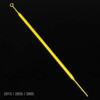 GLOBE SCIENTIFIC INNOCULATION LOOPS Innoculation Loop, 10uL, Rigid Feel, Yellow, Sterile, w/ Needle, Individually Wrapped, 20/pk, 25 pk/bx
