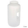 GLOBE SCIENTIFIC DIAMOND™ REALSEAL BOTTLES Diamond RealSeal™Bottle, Wide Mouth with Handle, Round, PP with PP Closure, 4L