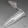 GLOBE SCIENTIFIC GENERAL PURPOSE CENTRIFUGE TUBES & CAPS Microcentrifuge Tube, 1.5mL, PP, Attached Snap Cap, Graduated, Natural, Certified: Rnase, Dnase and Pyrogen Free, 500/bg