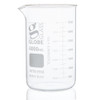 GLOBE SCIENTIFIC BEAKERS Beaker, Globe Glass, 4000mL, Low Form Griffin Style, Heavy Duty, Dual Graduations, ASTM E960, 1/bx (EA=BX)