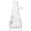 GLOBE SCIENTIFIC GLASS FLASK Flask, Filter, Globe Glass, 250mL, Dual Graduations, ASTM E1406, 6/bx