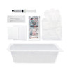 HR® TRUADVANCE® INSERTION TRAYS/KITS Insertion Tray, TruAdvance™, Foley Insertion Tray, 800ml Peel-Lid Tray, 10ml Pre-Filled Sterile Water Syringe, (3) PVP Pre-Saturated Swabsticks, Underpad, Fenestrated Drape, 5g Packet of Lubricant, and 1pr Large V