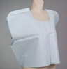 TIDI 3-PLY, ALL TISSUE PATIENT CAPE - Exam Cape, Blue, 30" x 21", 3-Ply, 100/cs