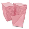TIDI 2-PLY TISSUE/POLY TOWEL & BIB - Towel, 2-Ply Tissue & Poly, Mauve, 13" x 18", 500/cs