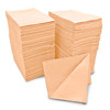 TIDI 2-PLY TISSUE/POLY TOWEL & BIB - Towel, 2-Ply Tissue & Poly, Peach, 13" x 18", 500/cs
