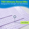 TIDI 3-PLY TISSUE/POLY TOWEL & BIB - Towel, 3-Ply Tissue & Poly, Lavender, 13" x 18", 500/cs (36 cs/plt)