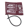ADC ADCUFF+™, 1-TUBE ADCUFF®+, 1-Piece Cuff, 1 Tube Large Adult, Burgundy, Latex-Free (LF) ADCUFF+ BLADDERLESS 1-PIECE1 TUBE LRG ADLT BURGNDY LF