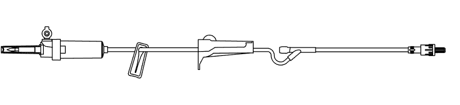 AMSINO AMSAFE® IV ADMINISTRATION SETSIV Admin Set, 15 Drops Per mL, 78" Length, 16 mL Priming Volume, Vented/Non-Vented, 1 Slide Clamp, Roller Clamp, 1 Y Site, Rotating Male Luer Lock, PE Poly Pouch, 50/cs (75 cs/plt)
