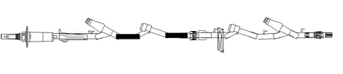 AMSINO AMSAFE® IV ADMINISTRATION SETSPrimary Gravity IV Set, Vented/Non-Vented, Roller Clamp, MicroClave® Clear Needle-Free Y-Sites, Pre-Pierced Y-Sites, with Pre-Attached Ext Set, Slide Clamp, MicroClave® Clear Needle-Free Y-Site, Pre-Pierced Y-Site