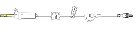 AMSINO IV ADMINISTRATION SETSIV Administration Set, 100", with Flow Controler, 10 drops/ml, 50/cs