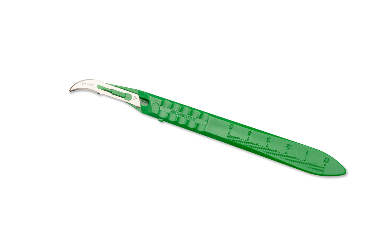 MYCO TECHNOCUT DISPOSABLE SCALPELS - Scalpel, Size 12 Stainless Steel, 10/bx (Available for Sale in US & Canada)