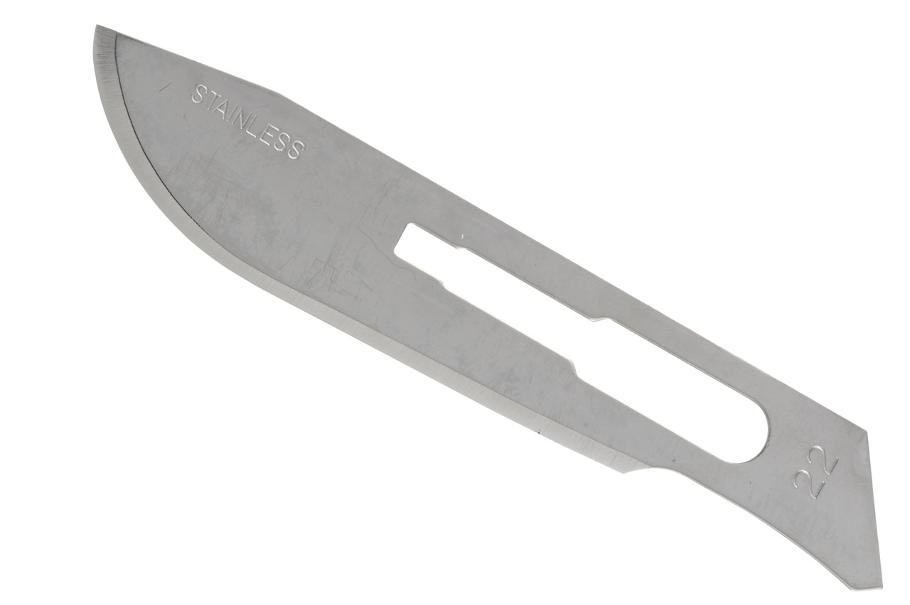 MYCO GLASSVAN® SURGERY BLADES - Surgery Blade, Size 22, Stainless Steel, 100/bx (Available for Sale in US & Canada)
