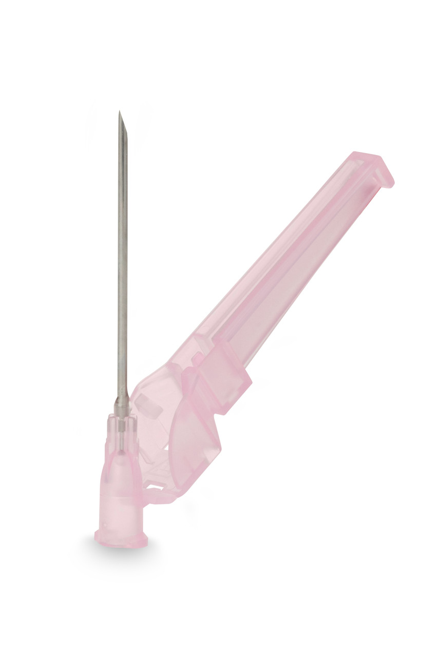 RELI® SAFETY HYPODERMIC NEEDLES - Safety Hypodermic Needle Only, 18G x 1", 100/bx (US Only)