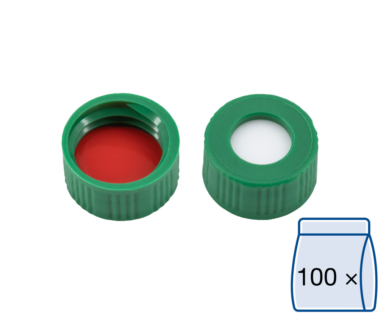 SC N9-H, grn, Sil w/PTFE r, 45°, 1.0