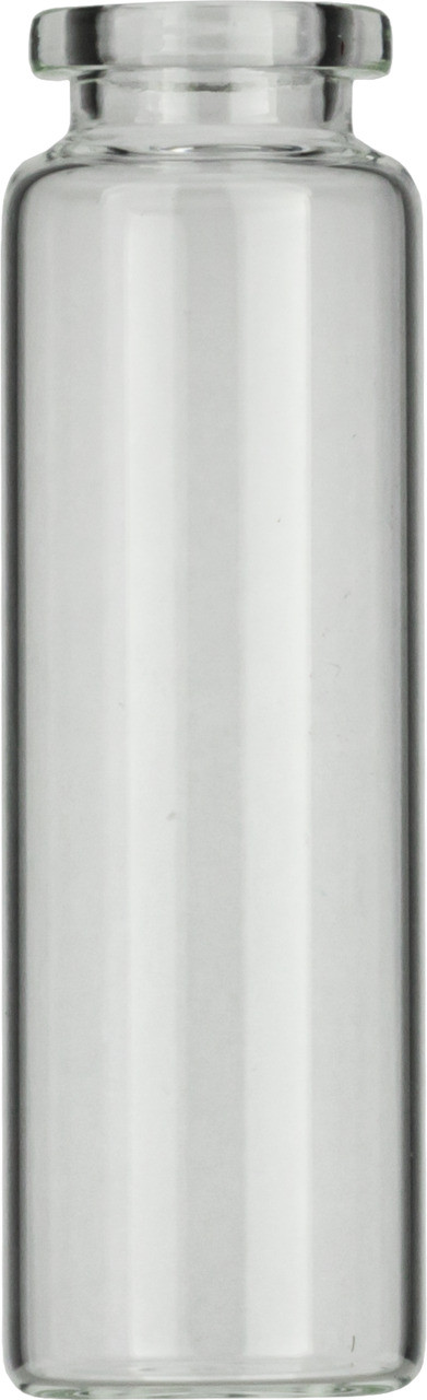 Vial N20-20, CR, c, 23.25x75.5, fl., DIN