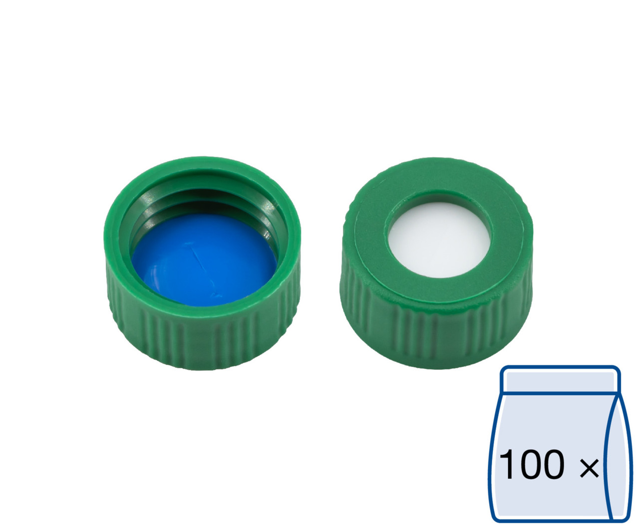 SC N9-H, grn, Sil w/PTFE bl, (-) 55°,1.0