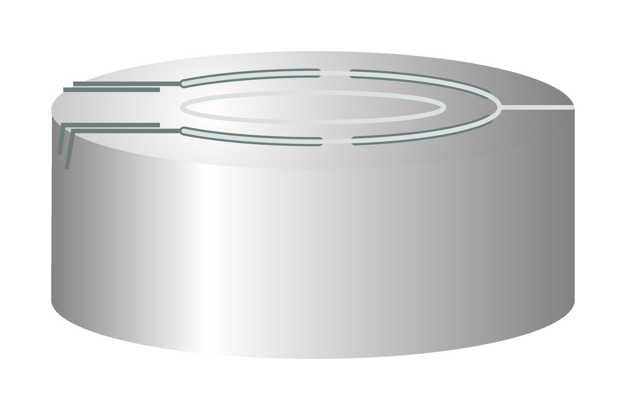 COTO N20, si, Sil w/PTFE bg, 45°, 3.0 mm