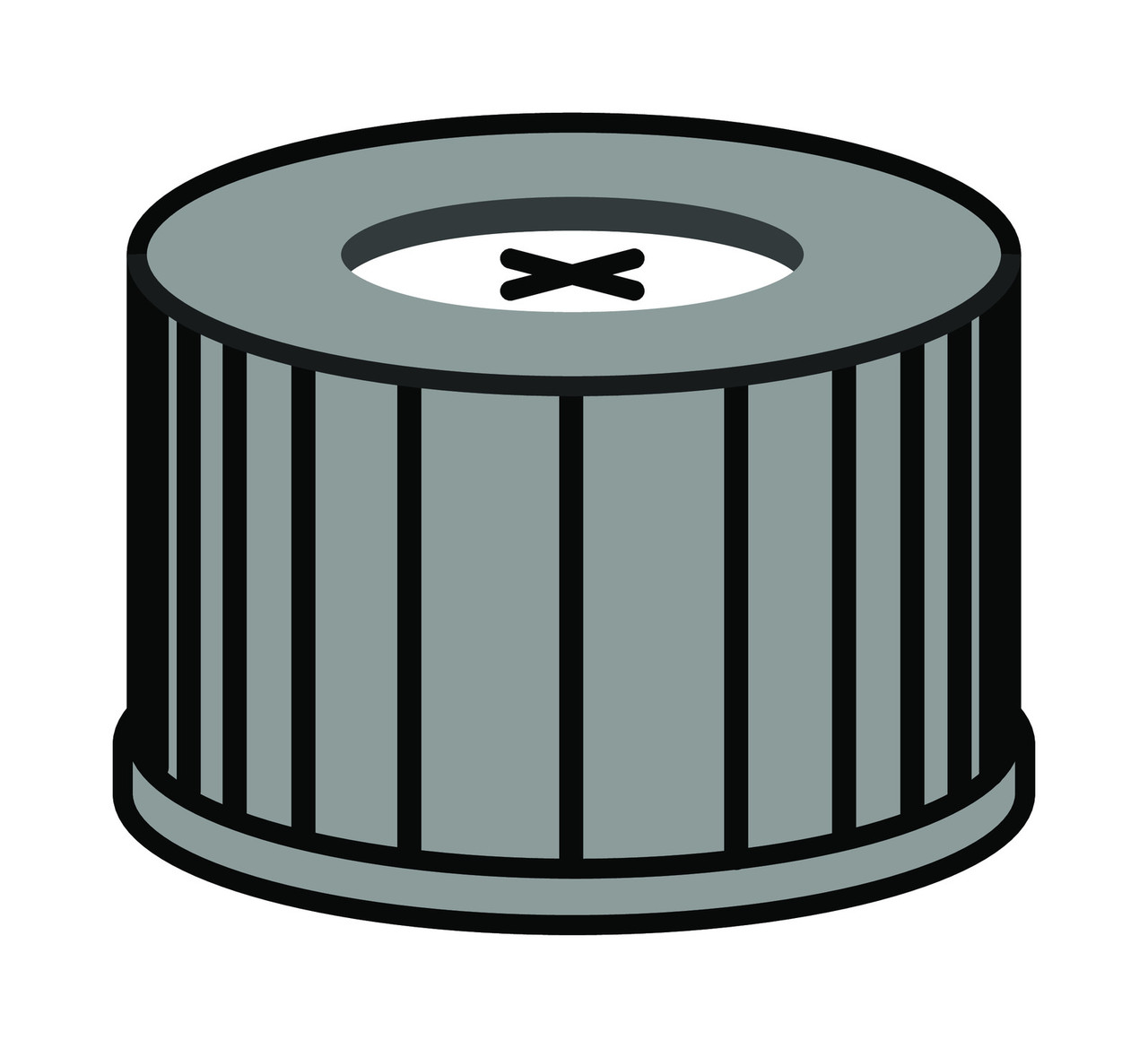 SC N13-H, blk, Sil w/PTFE bl (+),45°,1.5
