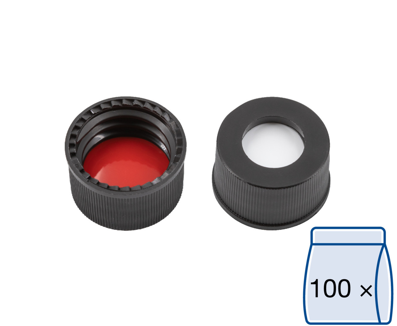 SC N13-H, blk, Sil w/PTFE r, 45°, 1.3