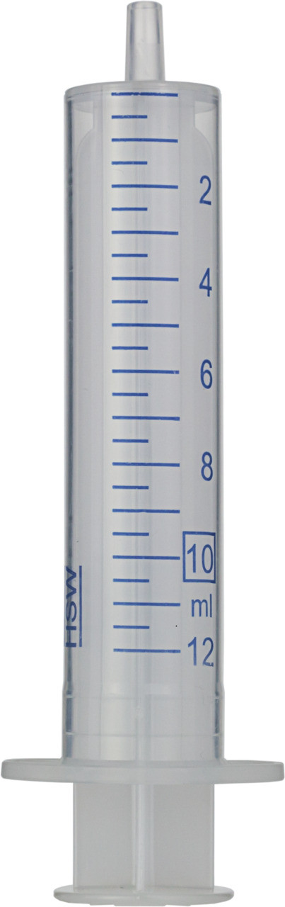 Disposable syringe, Luer tip, 10 mL