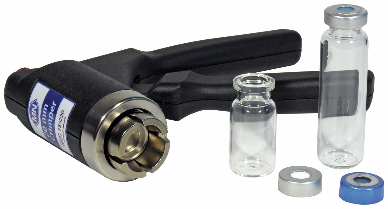 Crimper f. 20mm Alu. Caps, ergonomic