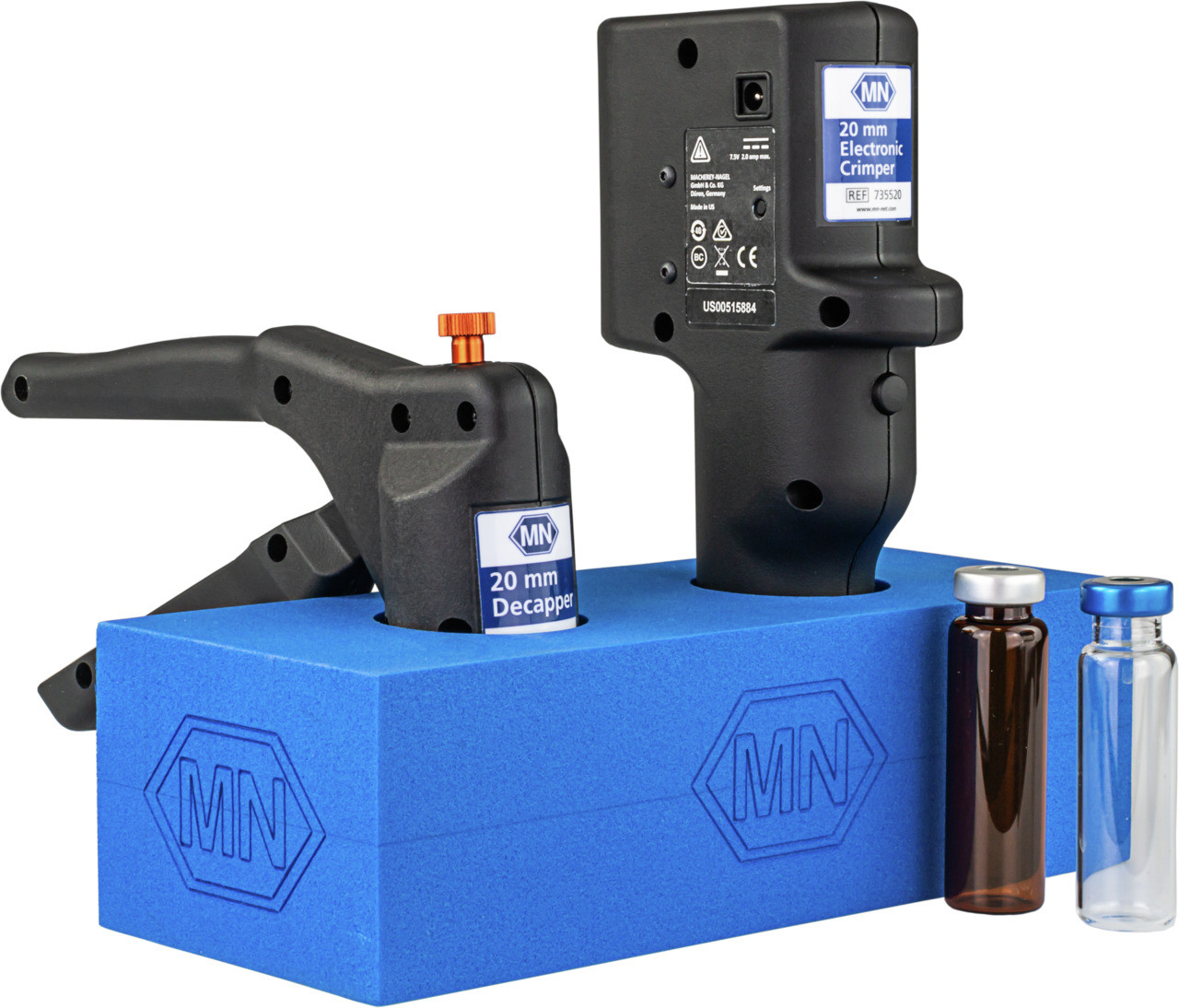 Crimper rack,f. ergo.+battery-pwd.,2 pos