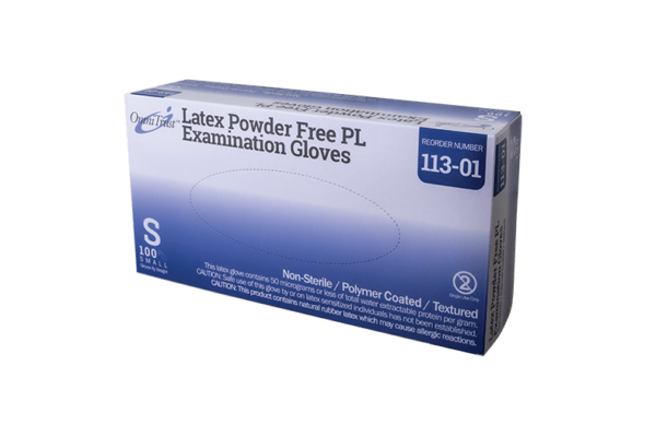 Exam Glove, Latex, Medium, Powder Free (PF), 100/bx, 10 bx/cs (70 cs/plt) (See additional pricing for drop ship orders less than 1,000 cs)