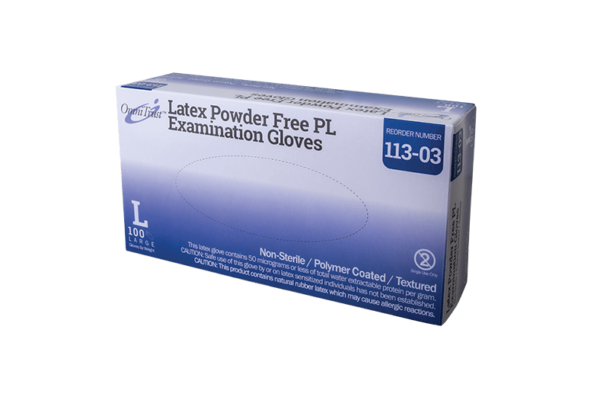 Exam Glove, Latex, Medium, Powder Free (PF), 100/bx, 10 bx/cs (70 cs/plt) (See additional pricing for drop ship orders less than 1,000 cs)
