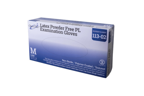 Exam Glove, Latex, Small, Powder Free (PF), 100/bx, 10 bx/cs (75 cs/plt) (See additional pricing for drop ship orders less than 1,000 cs)