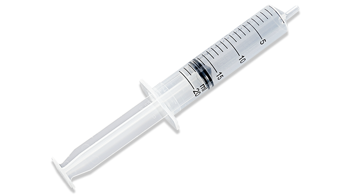BD Syringe Only, 20mL, Eccentric Tip, 120/bx, 4 bx/cs (Continental US Only)