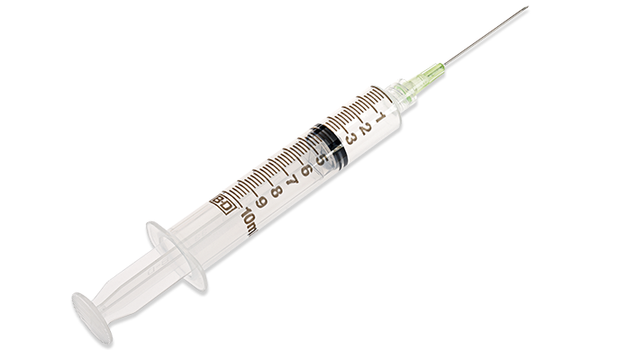 BD Syringe/ Needle Combination, 10mL , Luer-Lok™ Tip, 21G x 1½", 100/bx, 4 bx/cs (Continental US Only) - 21G, 1½"