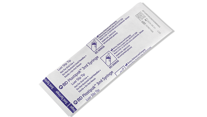 Syringe Only, 3mL, Slip Tip, 200/pk, 4 pk/cs (Continental US Only) (Drop Ship Requires Pre-Approval) (Drop Ship Requires Pre-Approval)