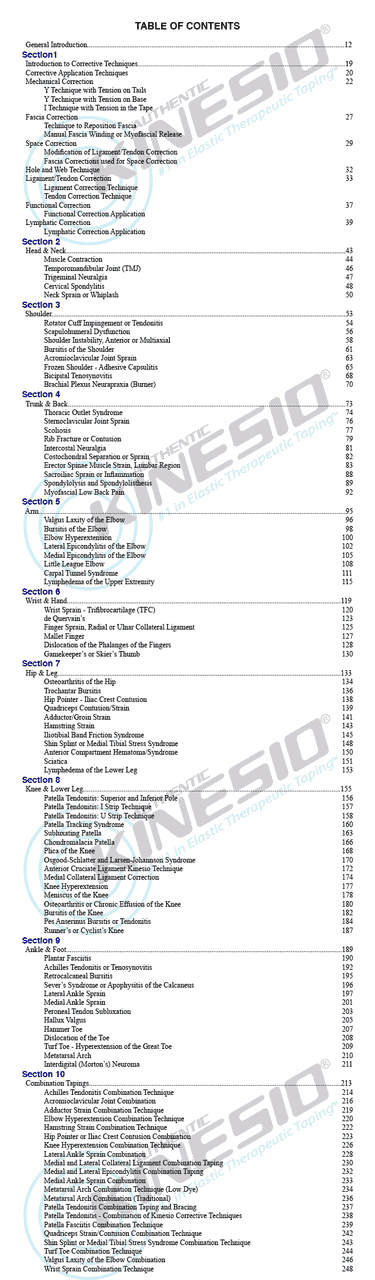 KINESIO TAPING ACCESSORIES - Book 3, Clinical Taping Method 3rd Edition   (020435)
