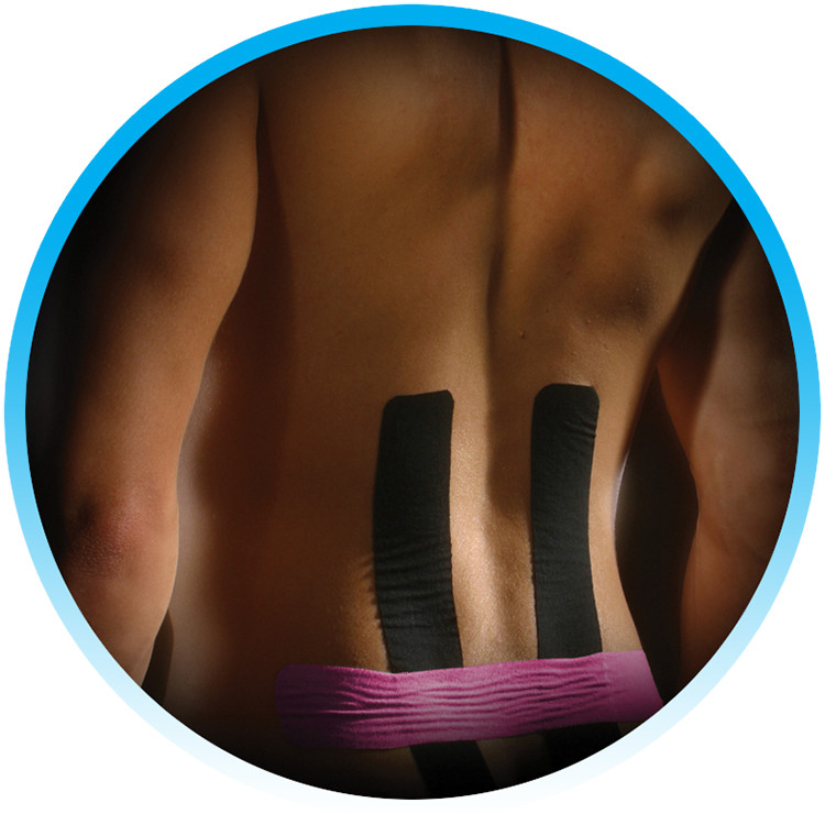 KINESIO TAPE PRE CUTS - Low Back Pre Cut, 20 app/bx   (020798)