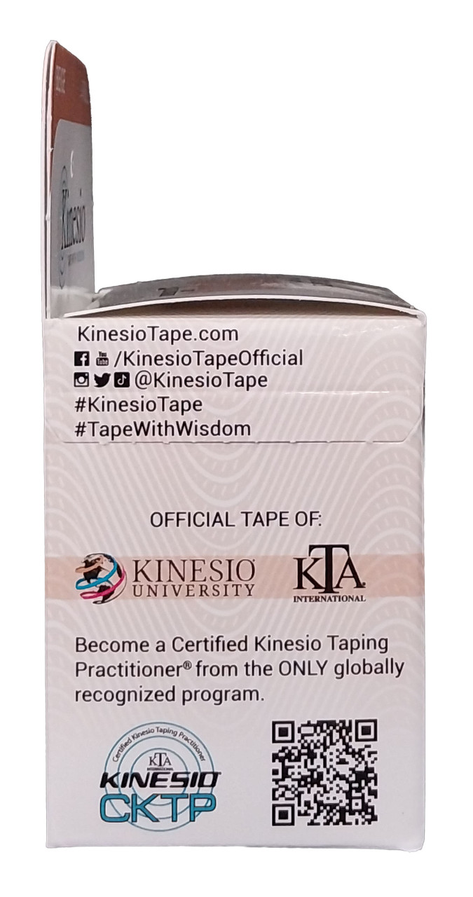 KINESIO TEX GOLD FP TAPE - Gold FP Tape, 1" x 5½ yds, Beige, 2/pk, 6 rl/bx   (090304)