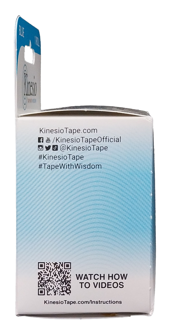 KINESIO TEX CLASSIC TAPE - Classic Tape, 2" x 13.1 ft, Blue, 6 rl/bx   (090296)