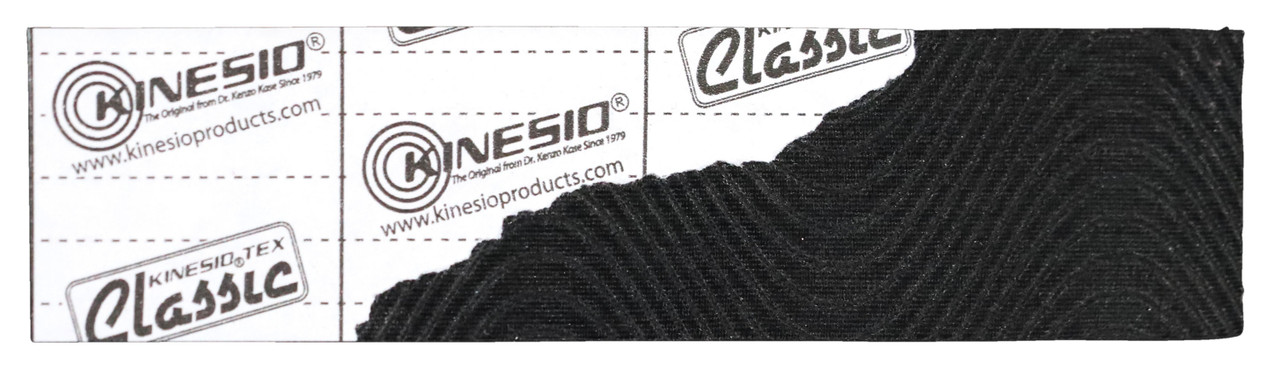 KINESIO TEX CLASSIC TAPE - Classic Tape, 2" x 13.1 ft, Black, 6 rl/bx   (090298)