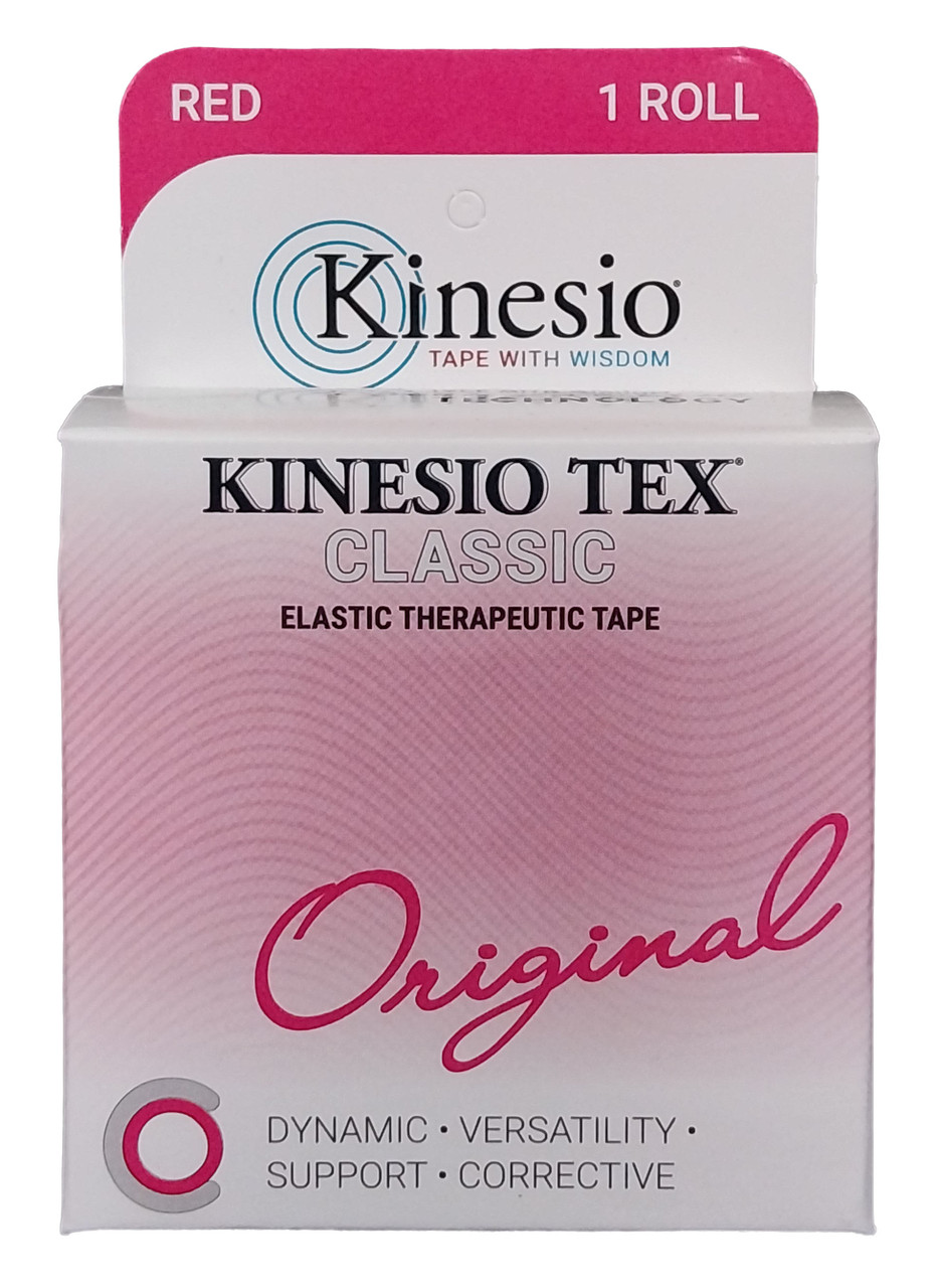 KINESIO TEX CLASSIC TAPE - Classic Tape, 2" x 13.1 ft, Red, 6 rl/bx   (090297)