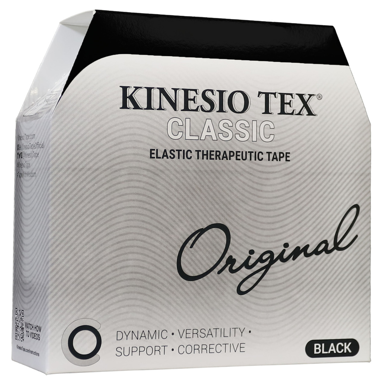 KINESIO TEX CLASSIC TAPE - Classic Tape, 2" x 34 yds, Black, Bulk   (090303)