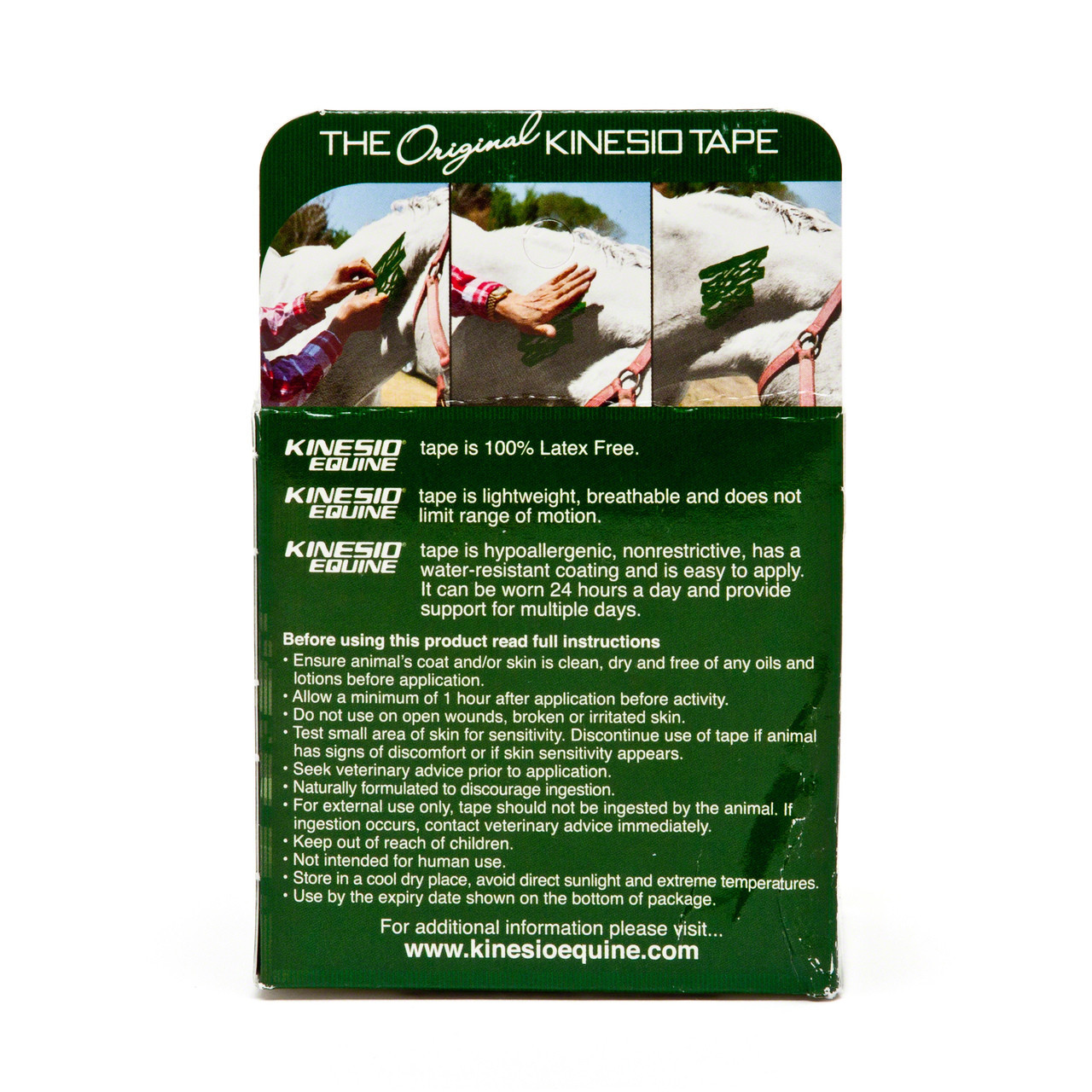 KINESIO EQUINE TEX CLASSIC TAPE - Kinesio Equine Green, 120/cs   (091801)