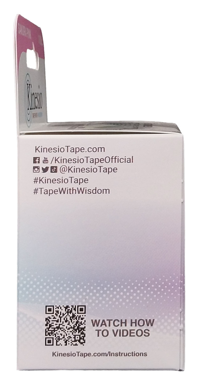 KINESIO TEX GOLD LIGHT TOUCH TAPE - Light Touch Tape, 5.0cm x 5m, Sakura Pink, 12 rl/ctn