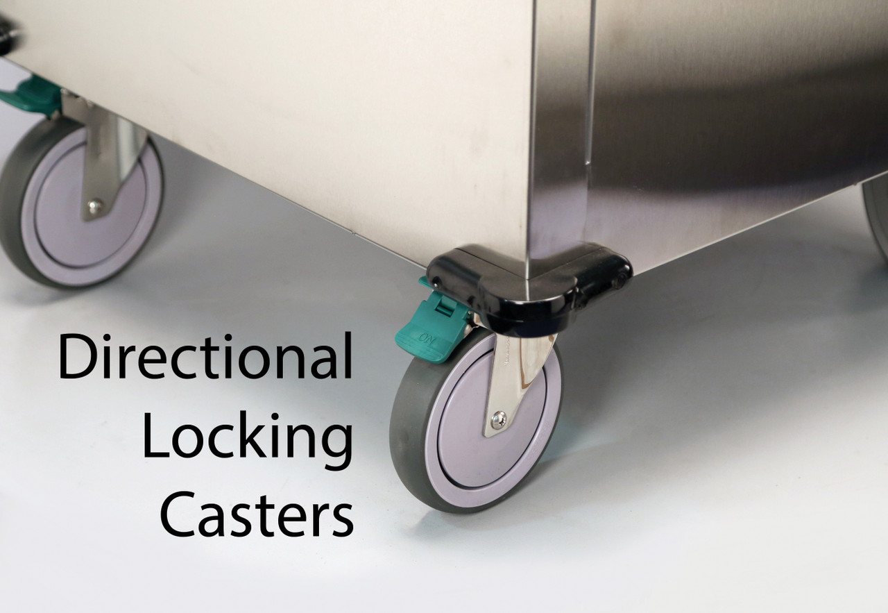 LAKESIDE CASE CARTS - Case Cart, 1 Door, 42" High