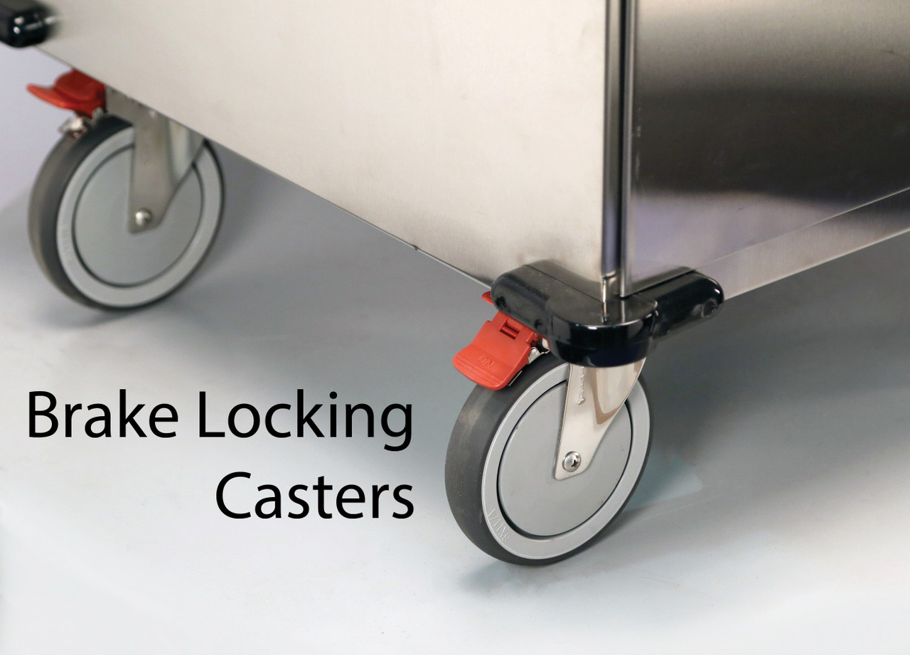 LAKESIDE CASE CARTS - Case Cart, 1 Door, 42" High