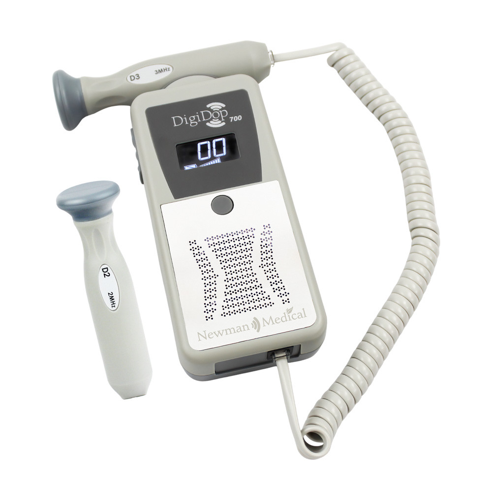 NEWMAN DIGIDOP HANDHELD DOPPLER PROBE COMBOS Display Digital Doppler with Recharger Includes Obstetrical 2MHz & 3MHz Probes (US Only) ( ONLY)