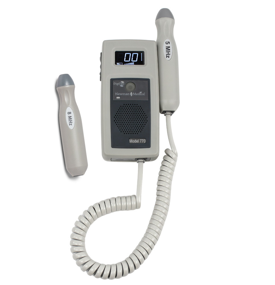 NEWMAN DIGIDOP HANDHELD DOPPLER PROBES Digital Display Doppler (DD-770) Includes 5 MHz Vascular Probe & 8 MHz Vascular Probe (US Only) ( ONLY)