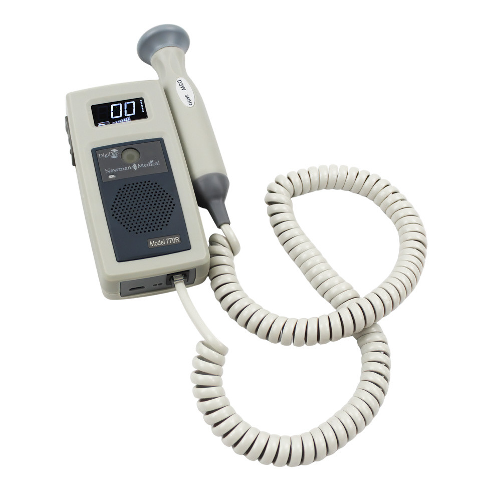 NEWMAN DIGIDOP HANDHELD DOPPLER PROBES Display Digital Doppler (DD-770), 3MHz Waterproof Obstetrical Probe, Rechargeable (US Only) ( ONLY)