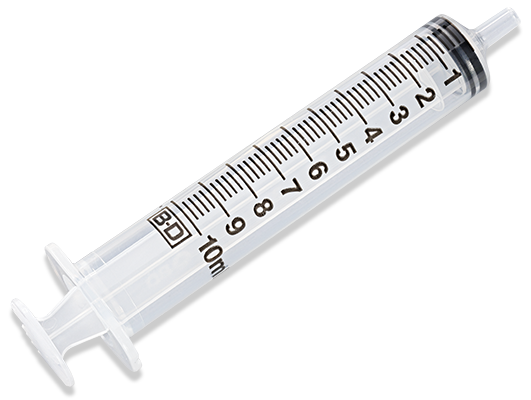BD Syringe Only, 10mL, Slip Tip, Non-Sterile, Bulk, 850/cs (Continental US Only)