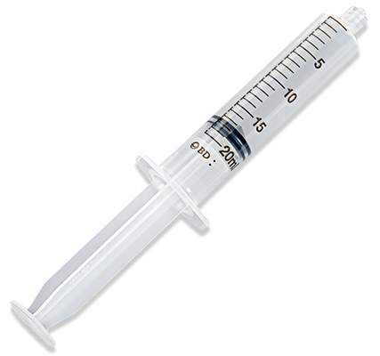 BD Syringe Only, 20mL, Luer-Lok™ Tip, 48/bx, 4 bx/cs (Continental US Only)