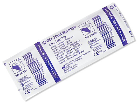 BD Syringe Only, 20mL, Luer-Lok™ Tip, Non-Sterile, Bulk, 325/cs (Continental US Only)